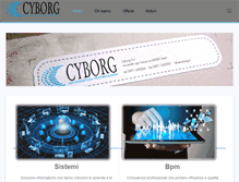 Tablet Screenshot of cyborg.it
